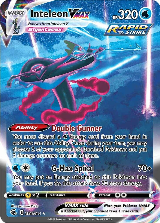 Inteleon VMAX (Alternate Art Secret) (266/264) (SWSH08)