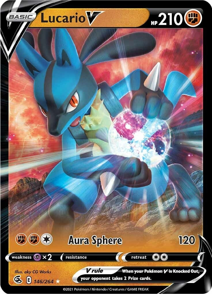Lucario V (146/264) (SWSH08)