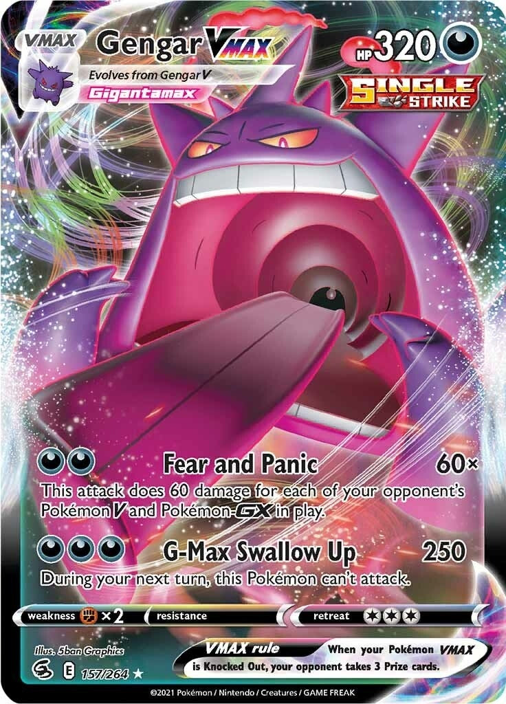 Gengar VMAX (157/264) (SWSH08)