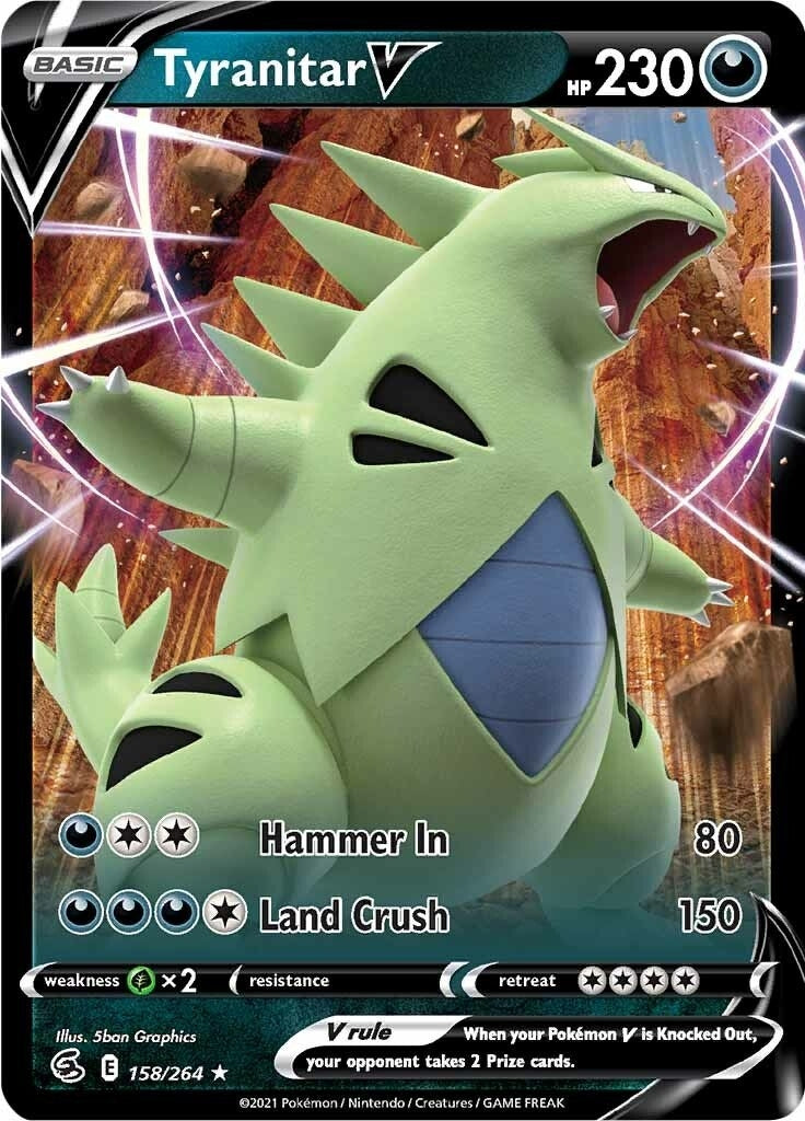 Tyranitar V (158/264) (SWSH08)