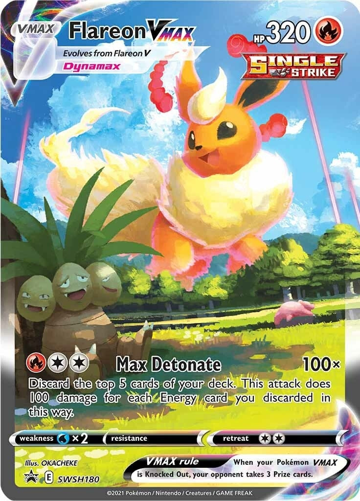 Flareon VMAX - SWSH180 (SWSH180) (SWSD)