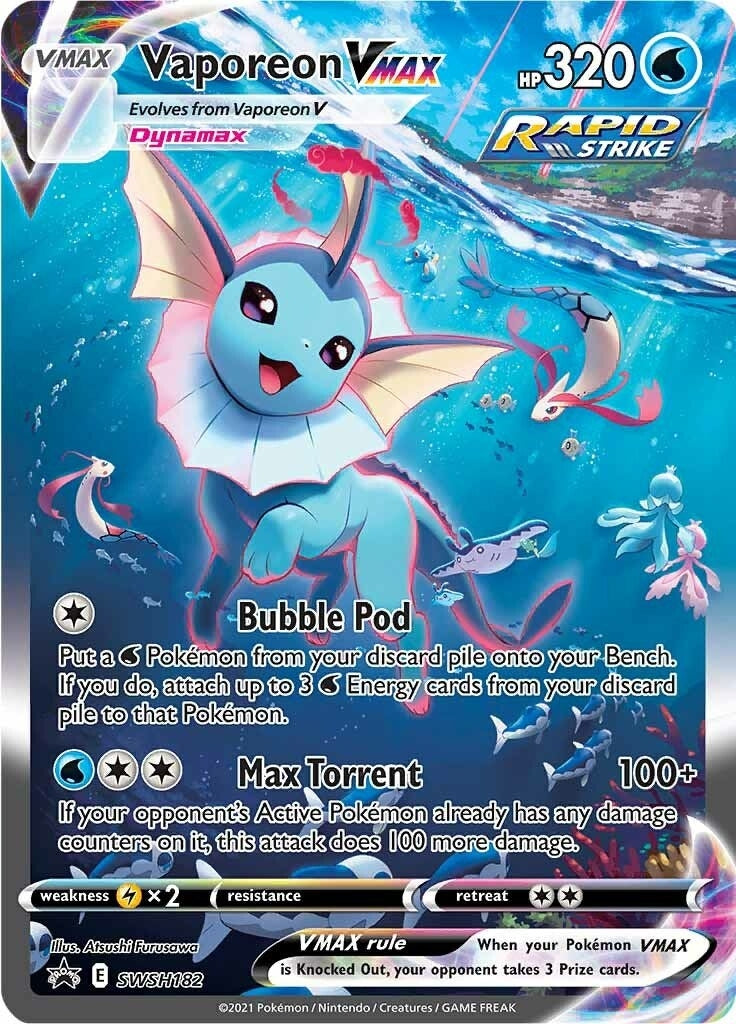 Vaporeon VMAX - SWSH182 (SWSH182) (SWSD)