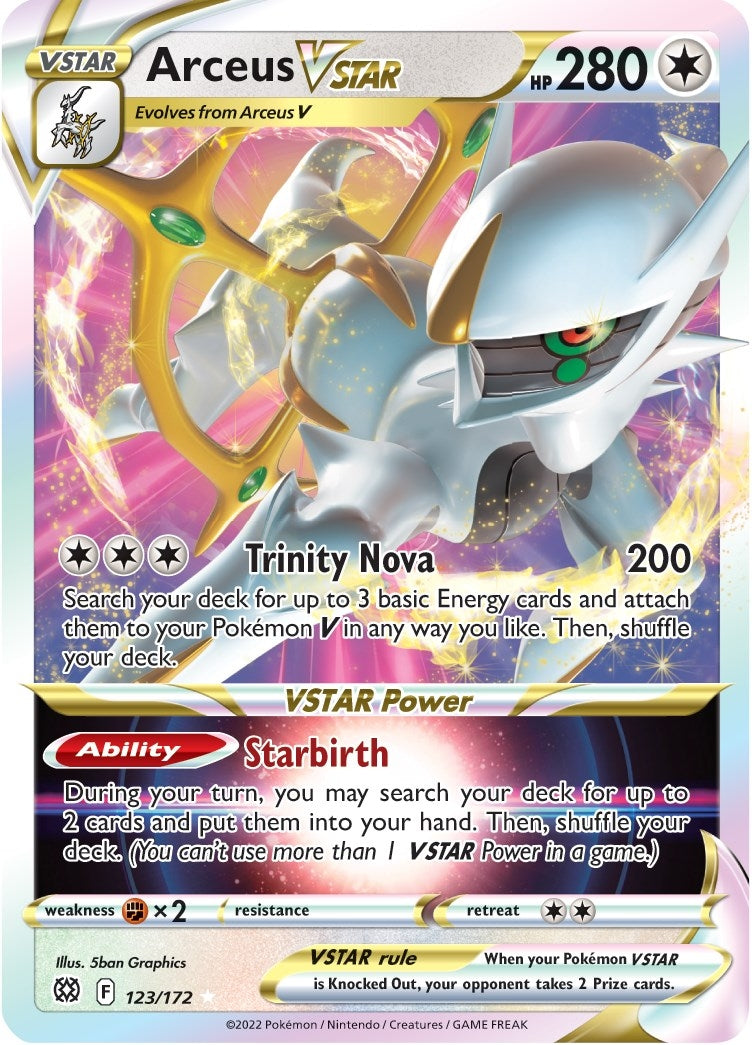 Arceus VSTAR (123/172) (SWSH09)