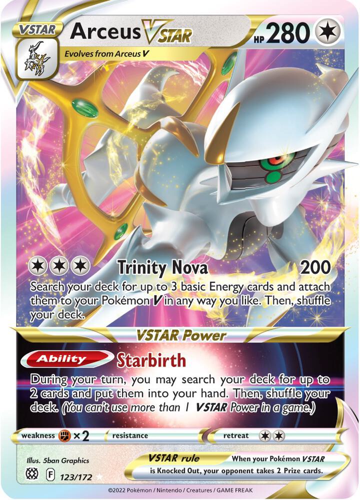 Arceus VSTAR 123/172 - NM
