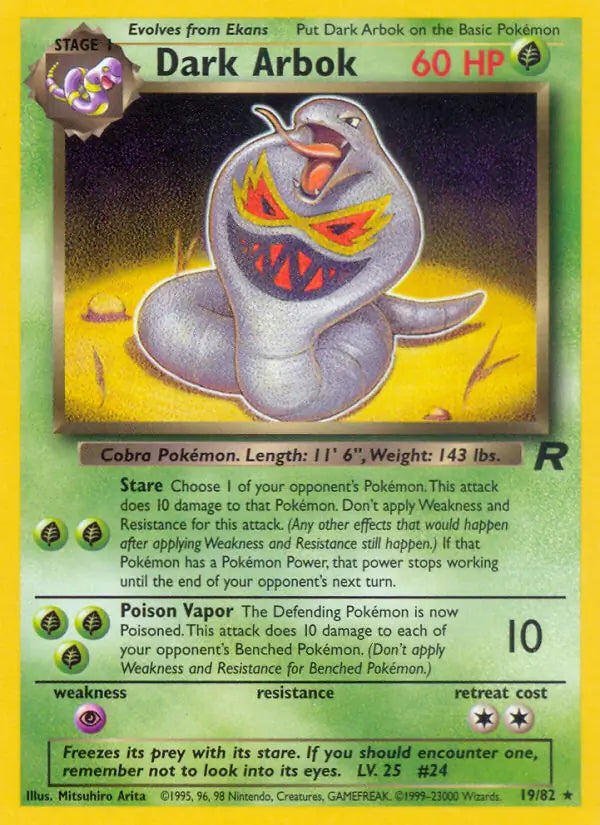 Dark Arbok (19) (19/82) (TR)