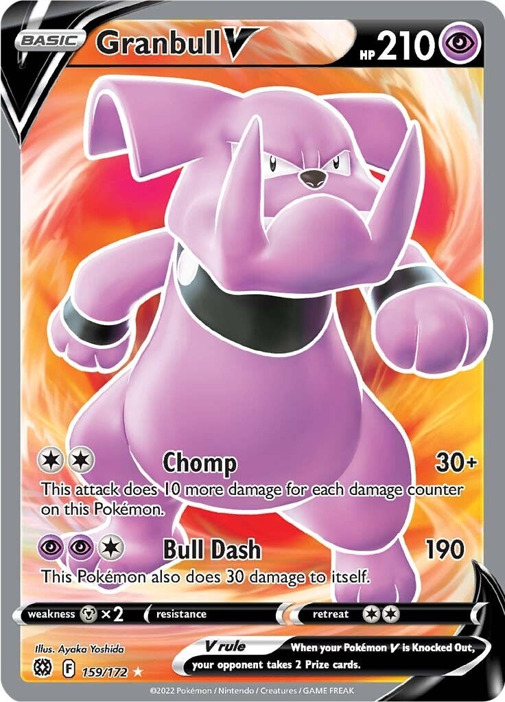 Granbull V (Full Art) (159/172) (SWSH09)