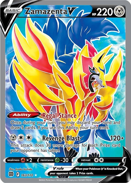 Zamazenta V (Full Art) (163/172) (SWSH09)