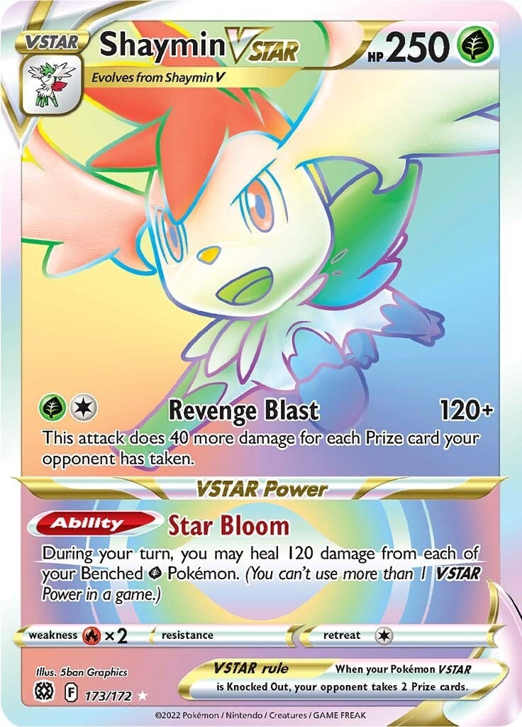 Shaymin VSTAR (Secret) (173/172) (SWSH09)
