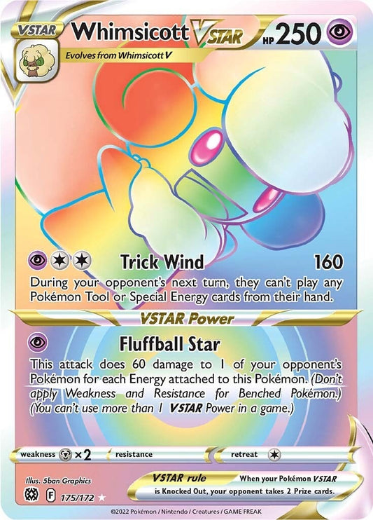 Whimsicott VSTAR (Secret) (175/172) (SWSH09)