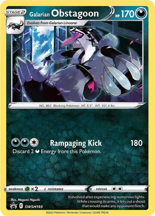 Galarian Obstagoon - SWSH193 (SWSH193) (SWSD)