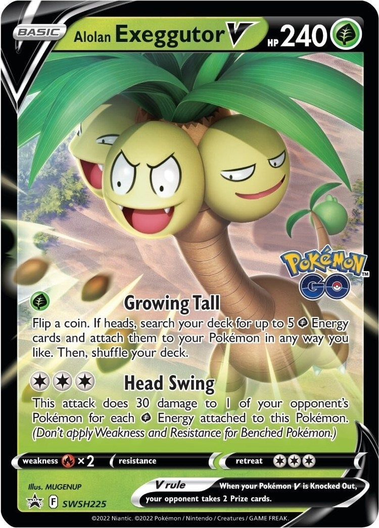 Alolan Exeggutor V - SWSH225 (SWSH225) (SWSD)