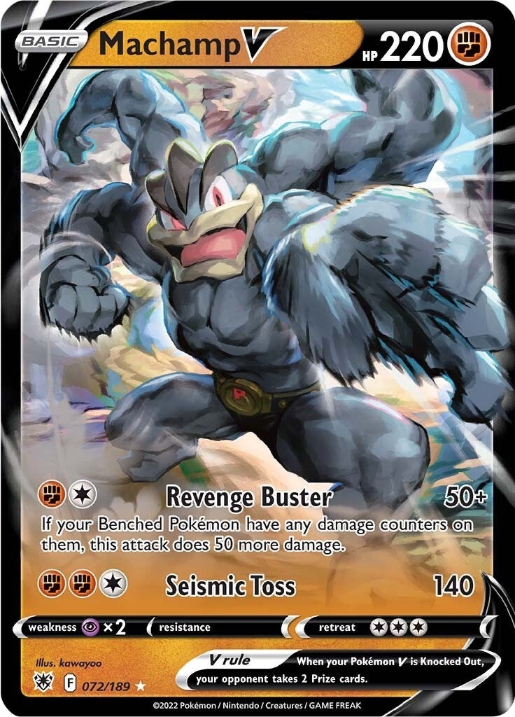 Machamp V (072/189) (SWSH10)