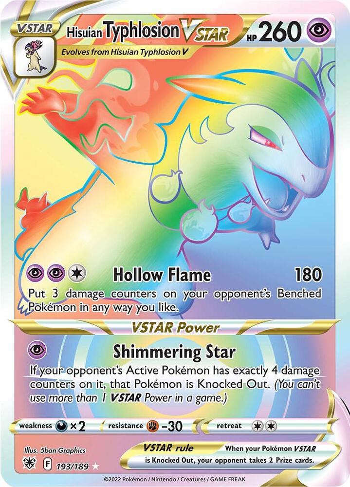 Typhlosion VSTAR 193/189 - NM