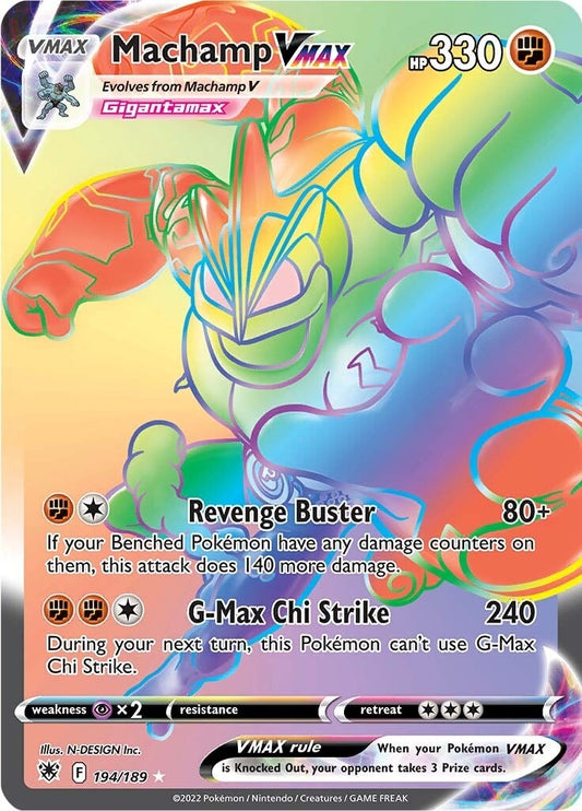 Machamp VMAX (Secret) (194/189) (SWSH10)