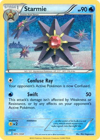 Starmie 005/034 - NM