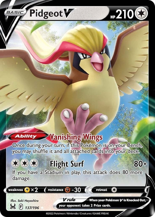 Pidgeot V (137/196) (SWSH11)