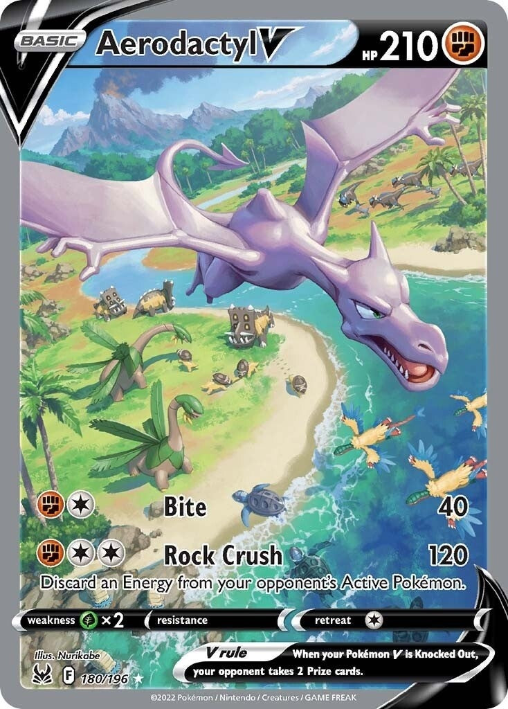 Aerodactyl V (Alternate Full Art) (180/196) (SWSH11)