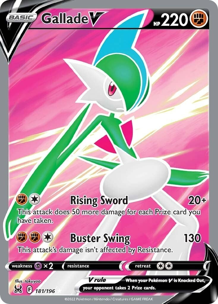 Gallade V (Full Art) (181/196) (SWSH11)