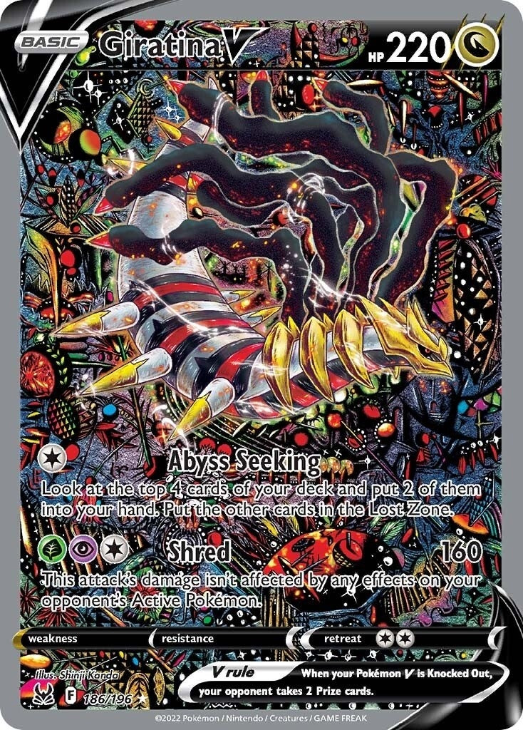 Giratina V (Alternate Full Art) (186/196) (SWSH11)