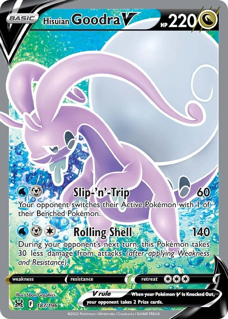 Hisuian Goodra V (Full Art) (187/196) (SWSH11)