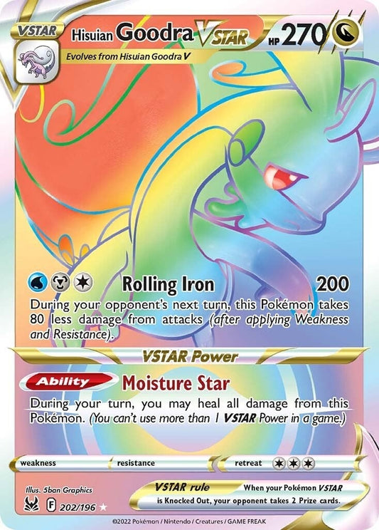 Hisuian Goodra VSTAR (Secret) (202/196) (SWSH11)