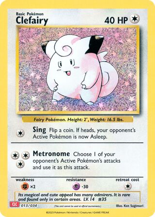 Clefairy 013/034 - NM