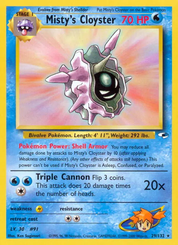 Misty's Cloyster (029/132) (G1)