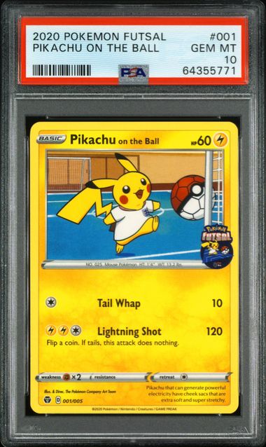 Pikachu On The Ball PSA 10