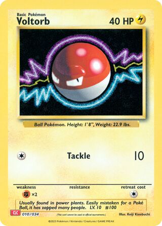 Voltorb 010/034 - NM