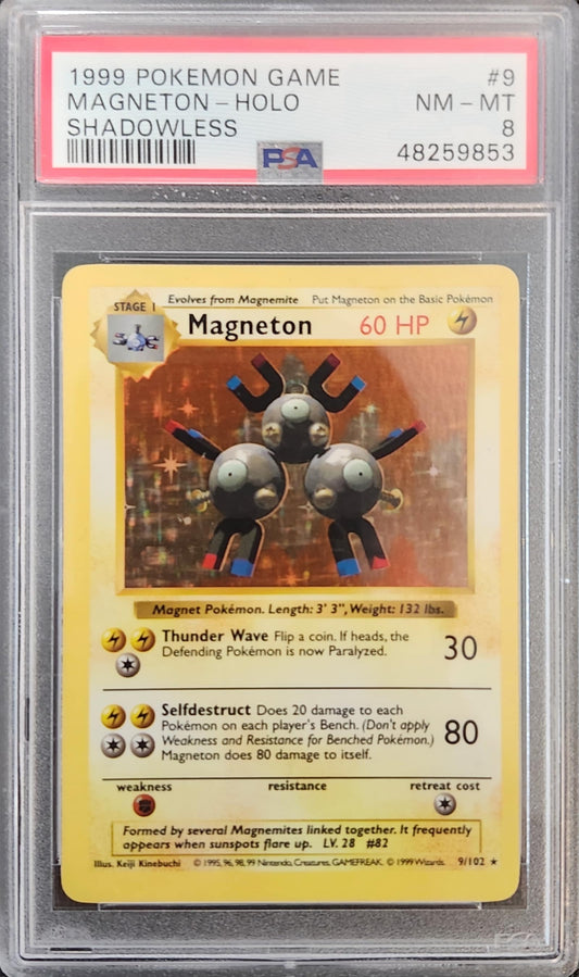Magneton Holo Shadowless PSA 8