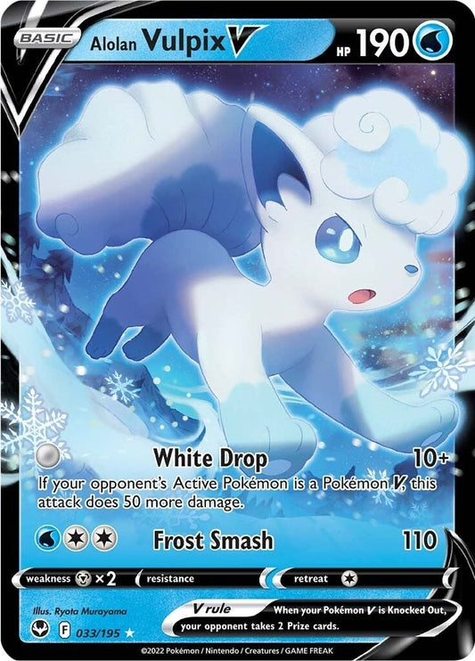 Alolan Vulpix V (033/195) (SWSH12)