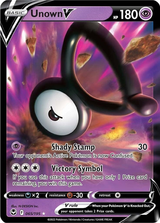 Unown V (065/195) (SWSH12)