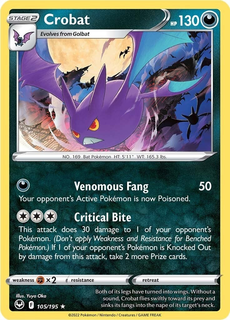 Crobat (105/195) (SWSH12)