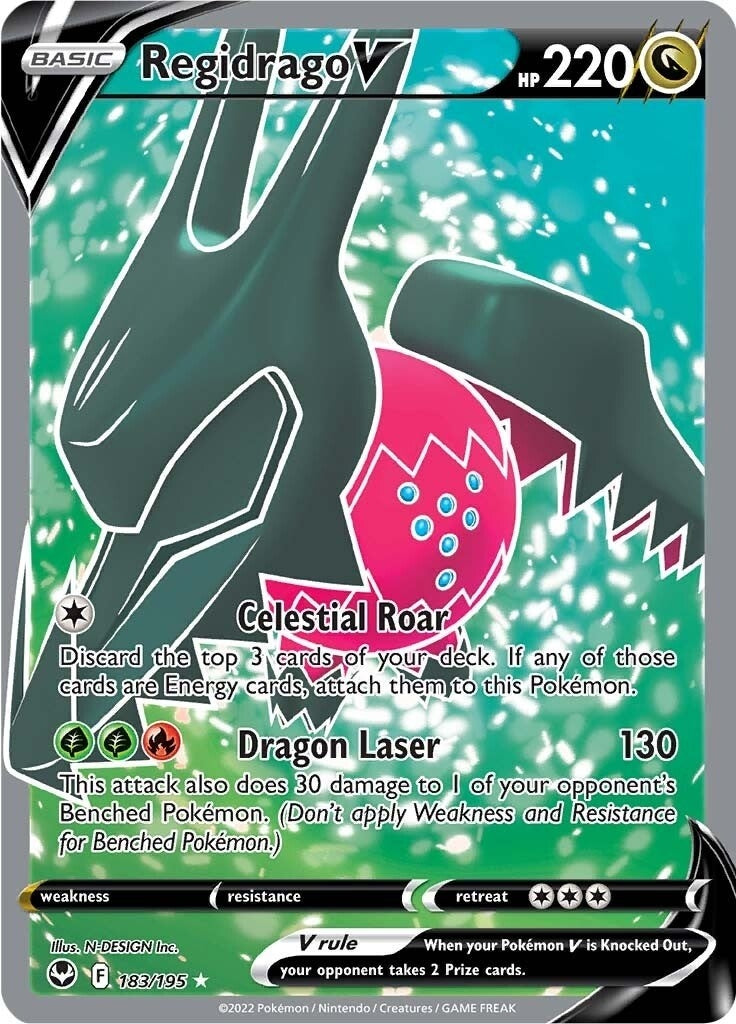 Regidrago V (Full Art) (183/195) (SWSH12)