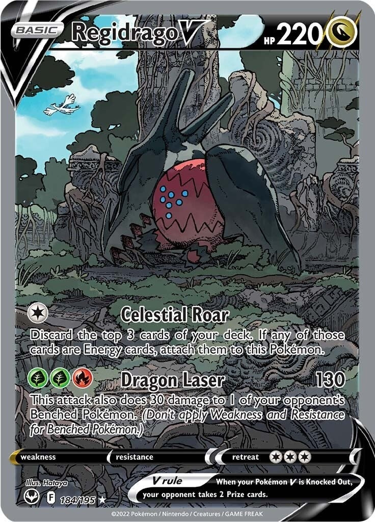 Regidrago V (Alternate Full Art) (184/195) (SWSH12)