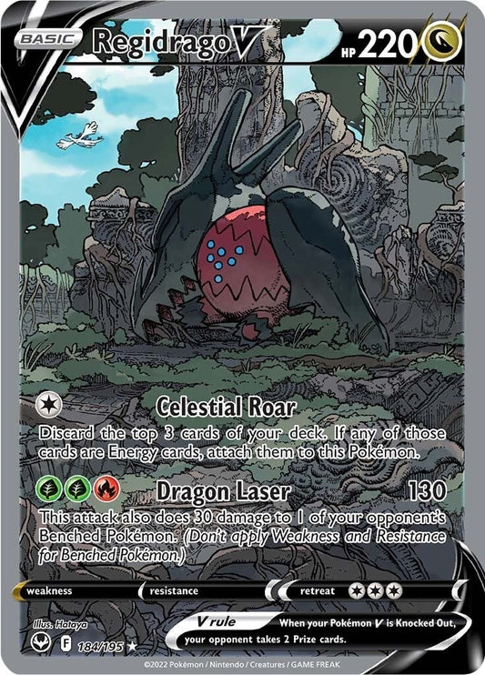 Regidrago V (Alternate Full Art) (184/195) (SWSH12)