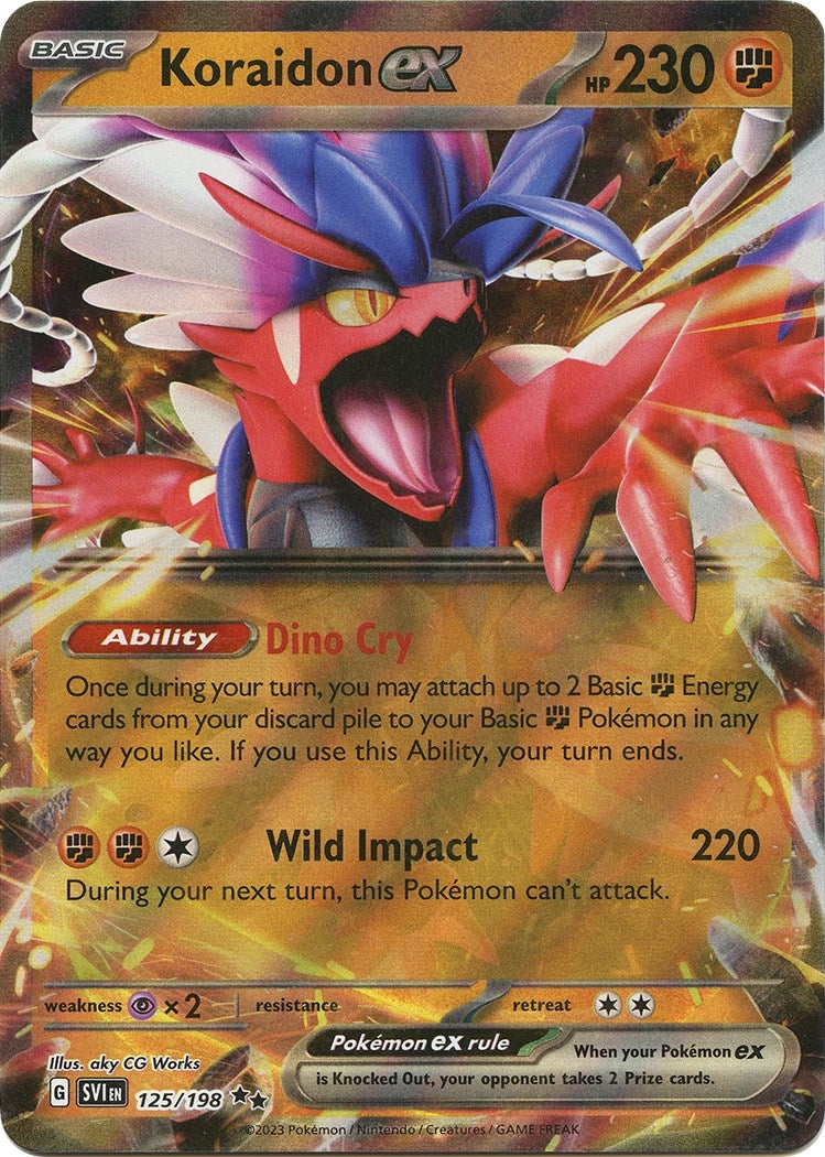 Koraidon ex (125/198) (SVI)