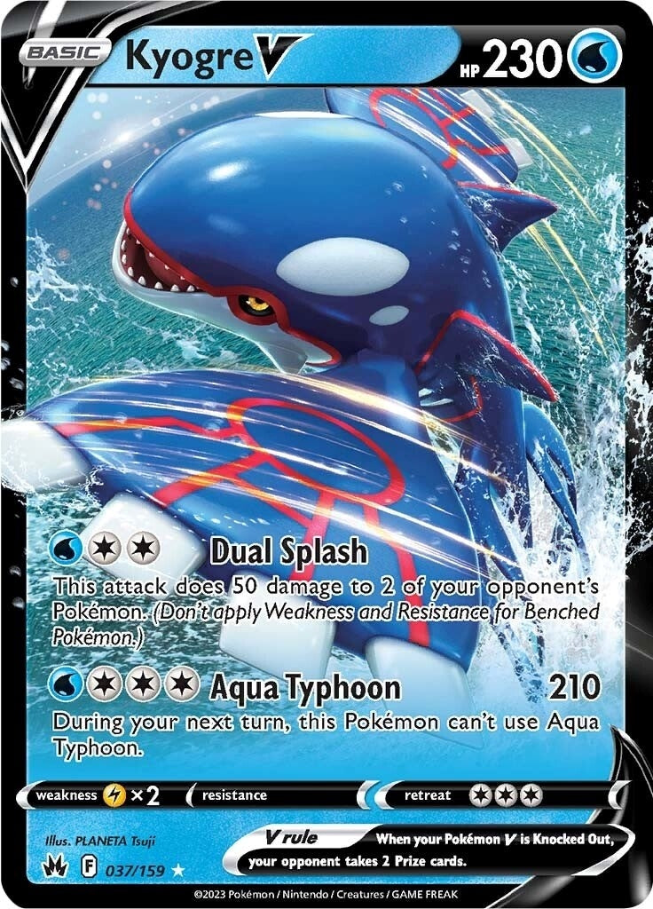 Kyogre V (037/159) (CRZ)