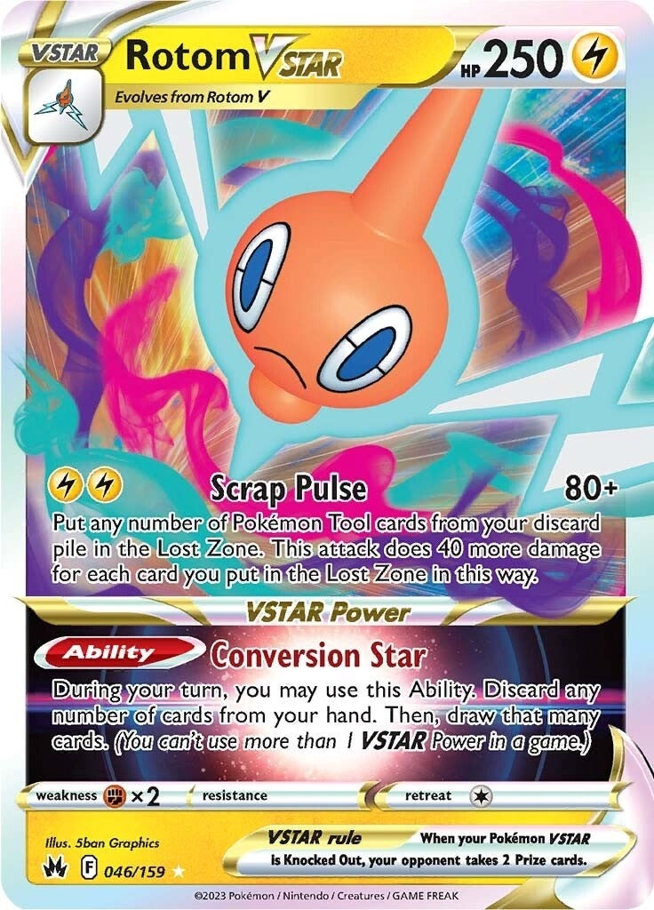 Rotom VSTAR (046/159) (CRZ)
