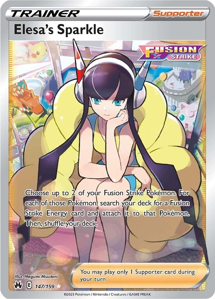 Elesa's Sparkle (Full Art) (147/159) (CRZ)