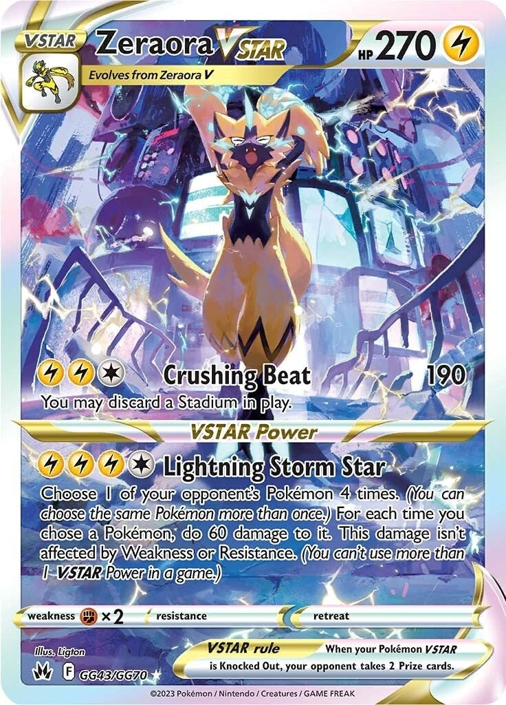 Zeraora VSTAR (GG43/GG70) (CRZ:GG)