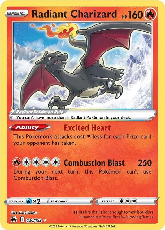 Radiant Charizard (020/159) (CRZ)
