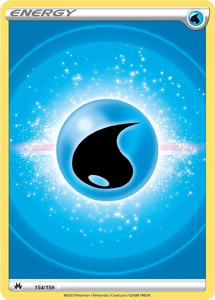 Water Energy (Texture Full Art) (154/159) (CRZ)