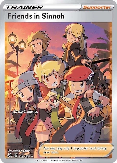 Friends in Sinnoh (Full Art) (149/159) (CRZ)