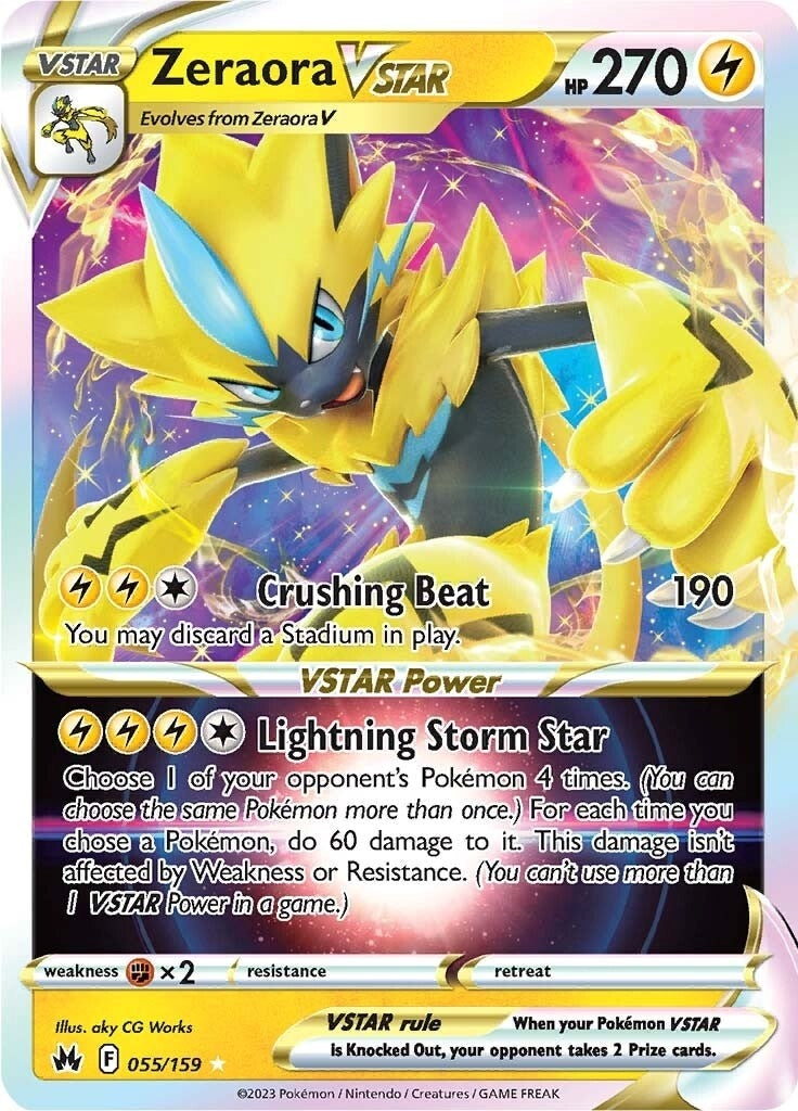 Zeraora VSTAR (055/159) (CRZ)