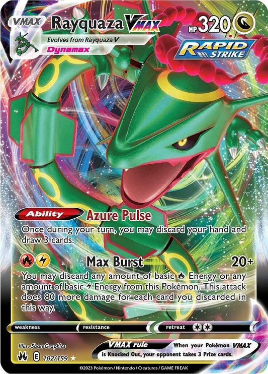 Rayquaza VMAX (102) (102/159) (CRZ)