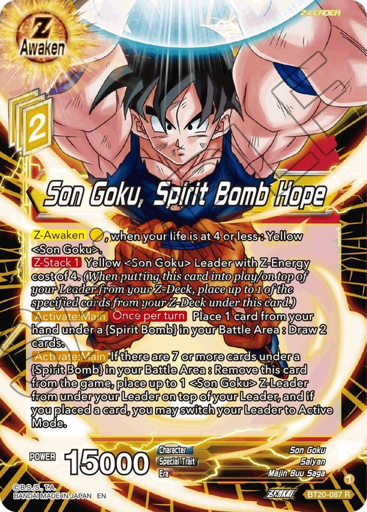 Son Goku, Spirit Bomb Hope (BT20-087) (DBS-B20)