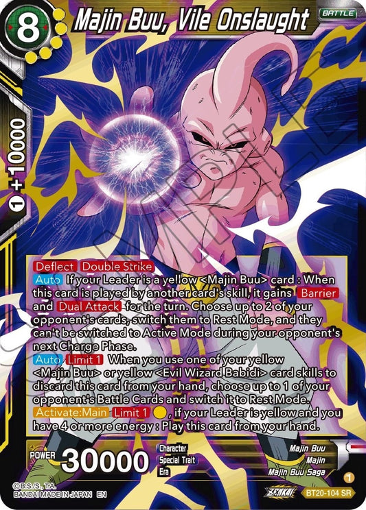 Majin Buu, Vile Onslaught (BT20-104) (DBS-B20)