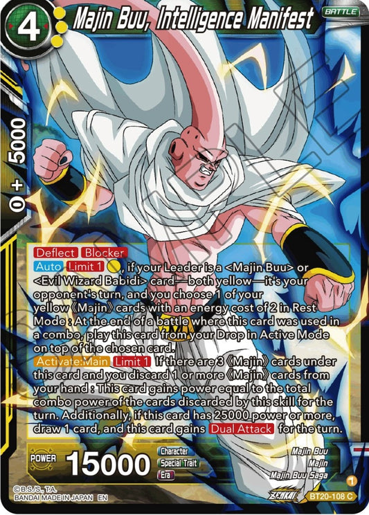 Majin Buu, Intelligence Manifest (BT20-108) (DBS-B20)