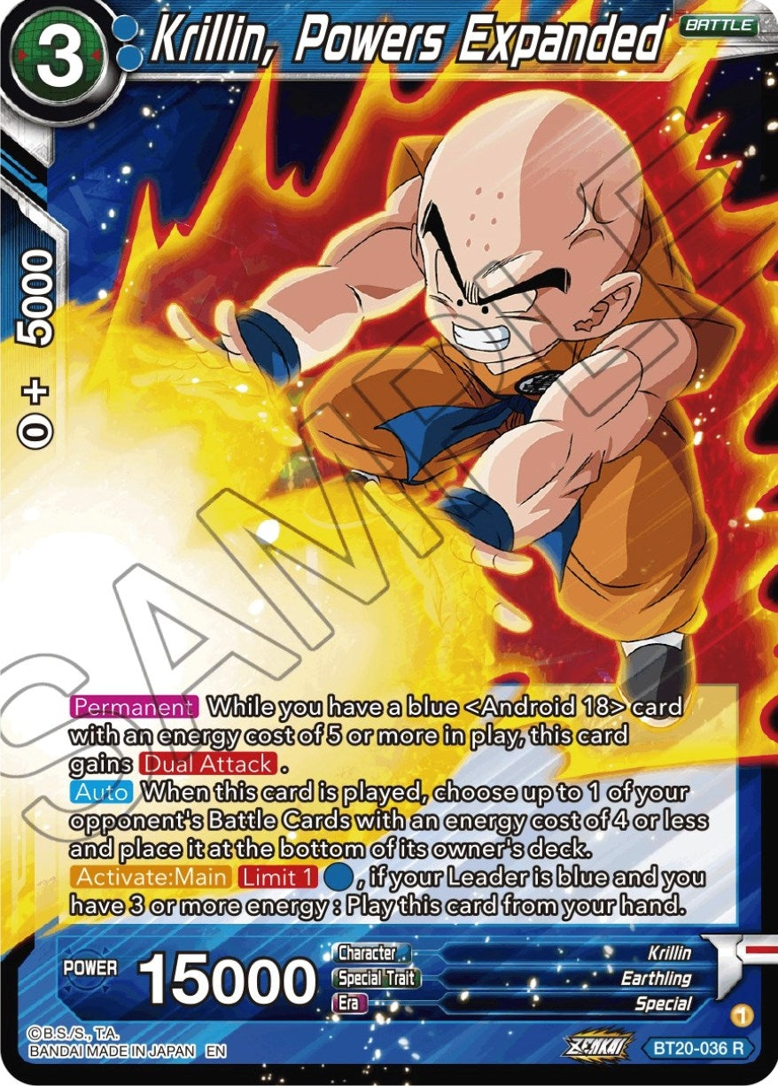 Krillin, Powers Expanded (BT20-036) (DBS-B20)